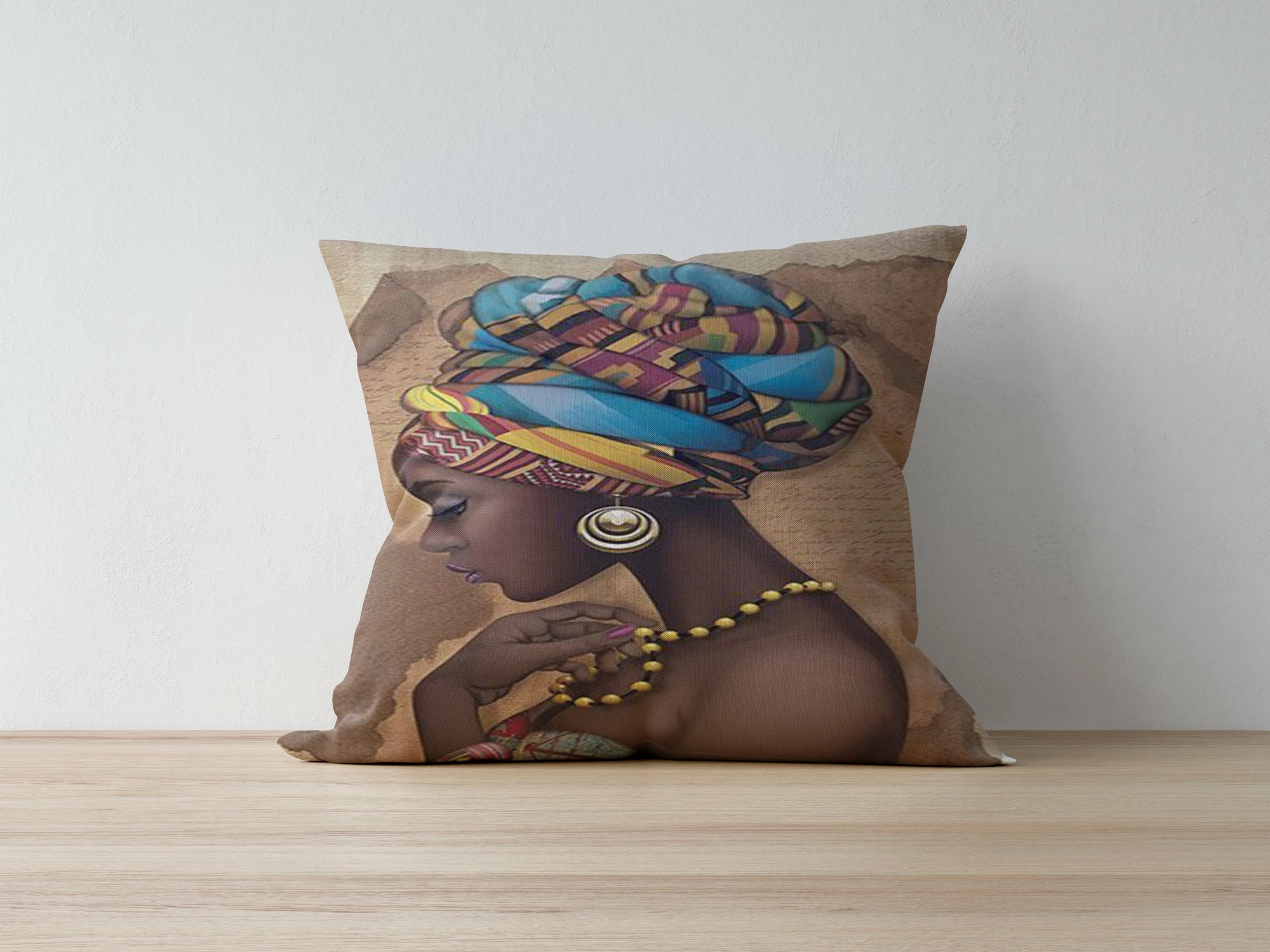 Jastëk mbulesë Aberto Design, a1039, shumëngjyrëshe, 43x43cm
