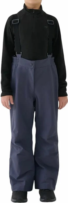Pantallona skijimi për djem 4F, anthracite