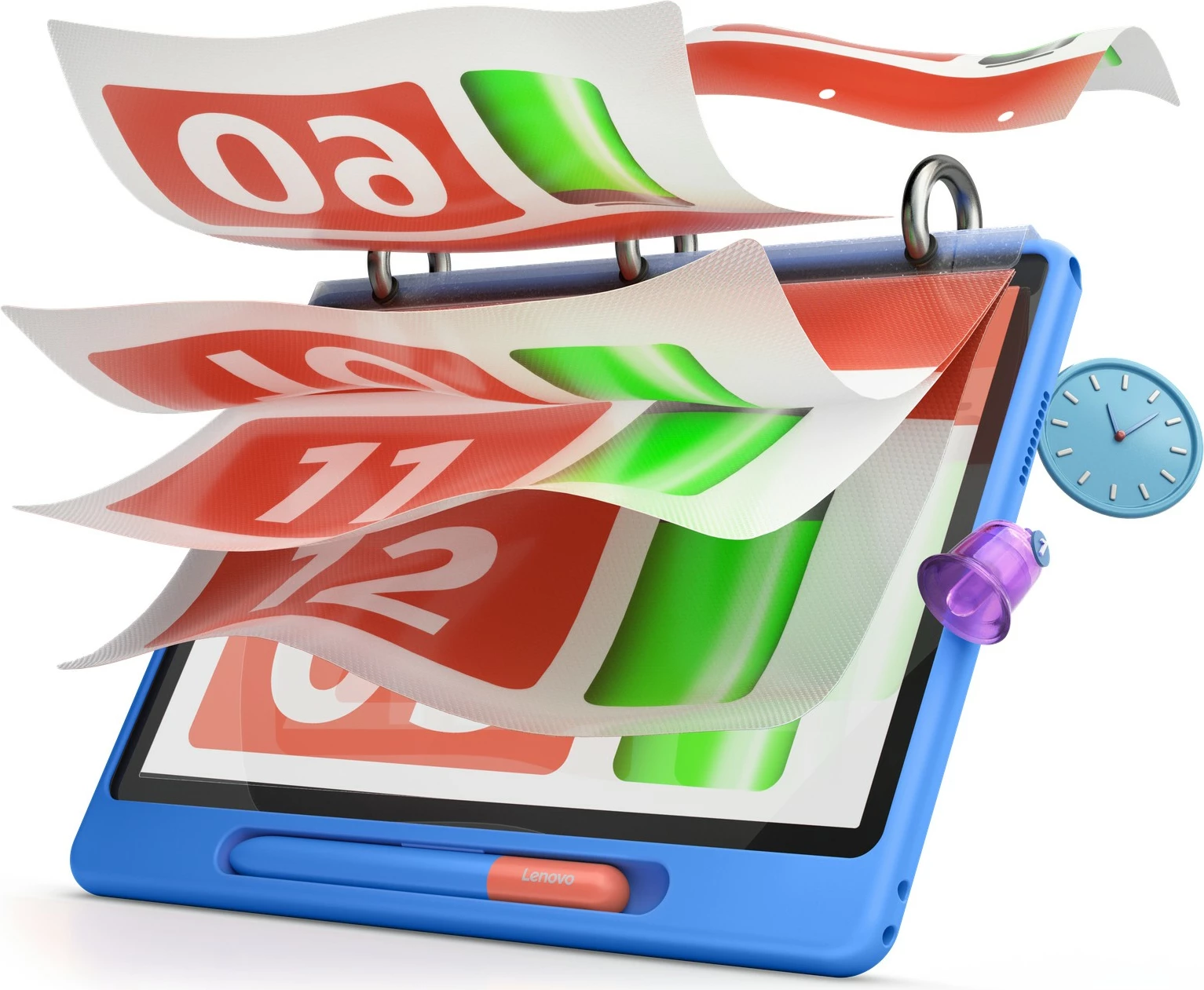 Tablet Lenovo Tab 2025 64GB me mbështjellës edhe stylus, e zezë