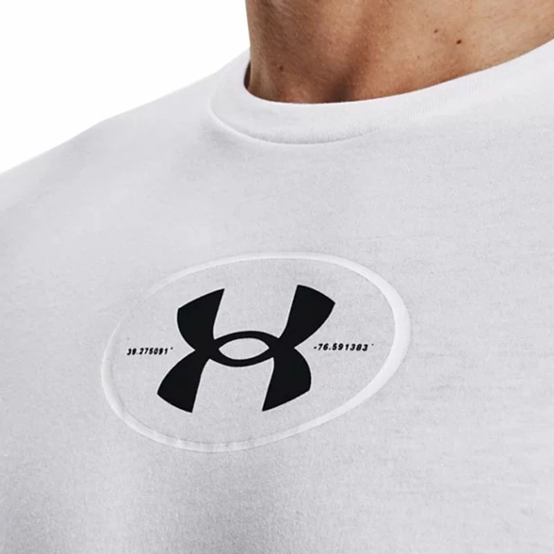 Maicë Under Armour për meshkuj, e bardhë