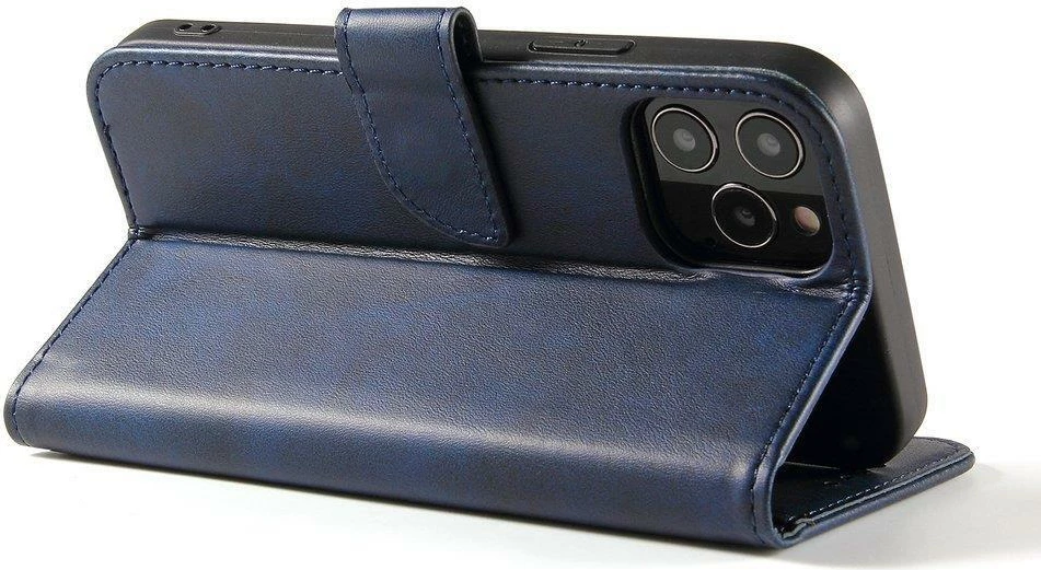 Mbështjellës Hurtel Magnet Case flip cover me stand, për Xiaomi Redmi Note 11 Pro+ 5G / 11 Pro 5G / Mi 11i HyperCharge / POCO X4 NFC, Blu