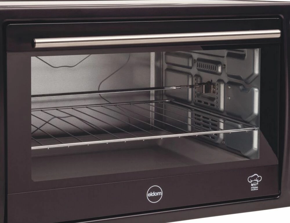 Mini furrë Eldom PR300 Rast 28L 1500W me konvekcion dhe rotiseri, e zezë