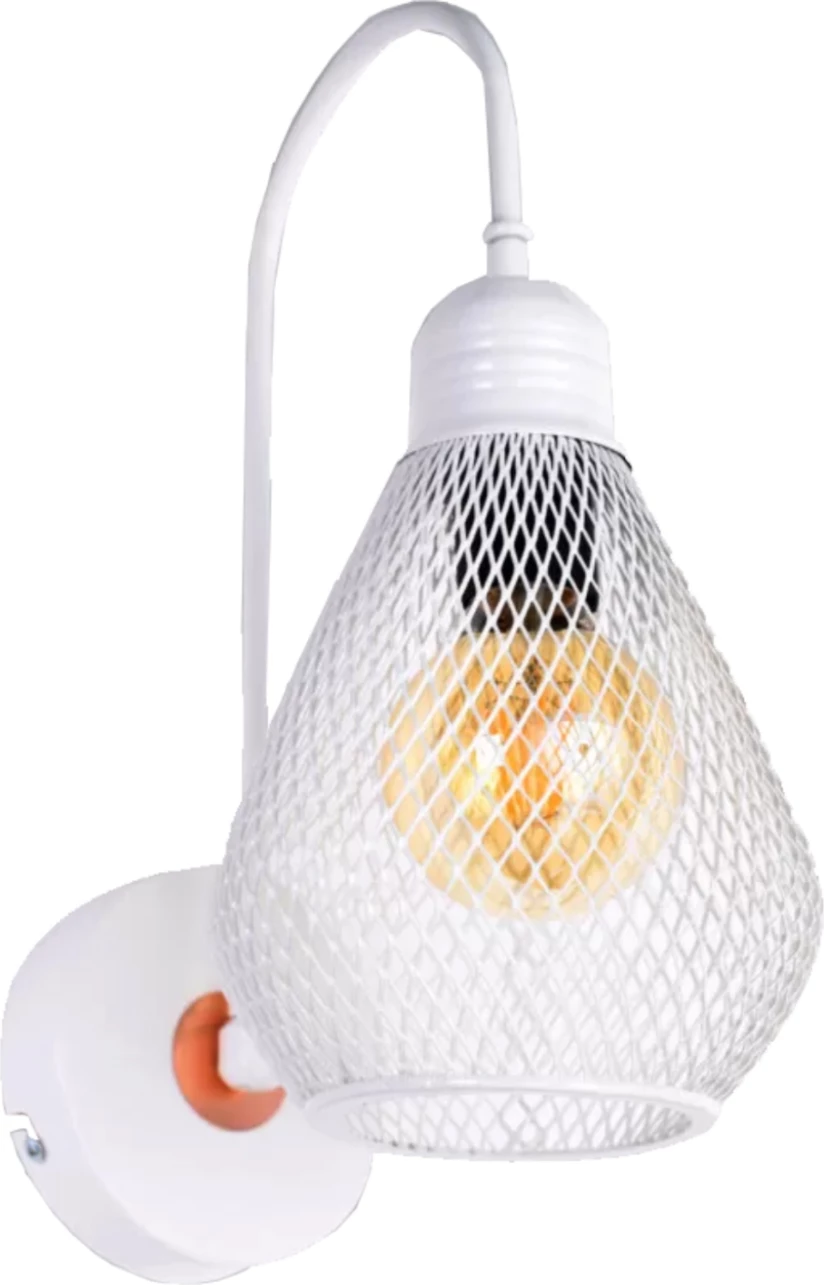 Llambë muri FH7639.03, e bardhë, 25x25x25