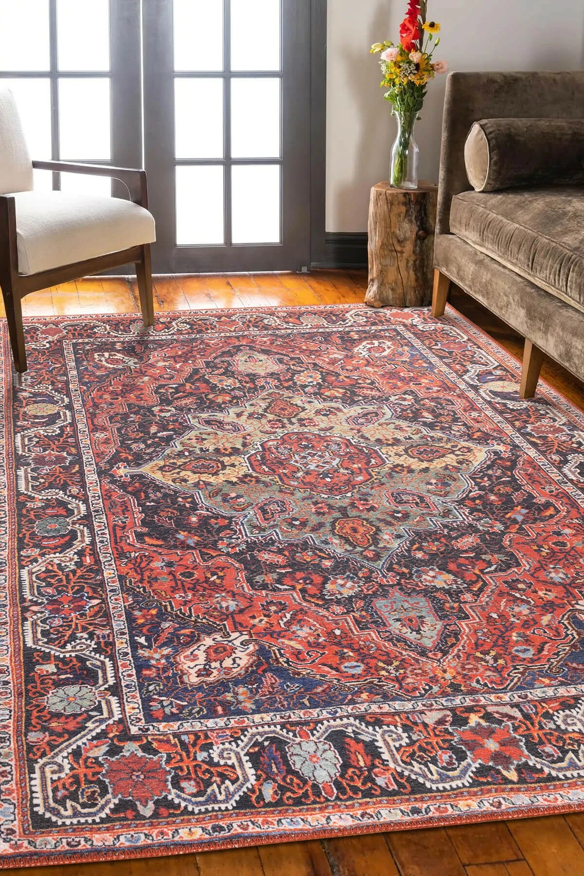 Qilim (210 x 310) Conceptum Hypnose, Folk Chenille, shumëngjyrësh BA 07