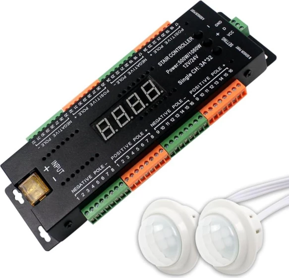 Kontroller PIR shkalle për drita LED – 32 kanale