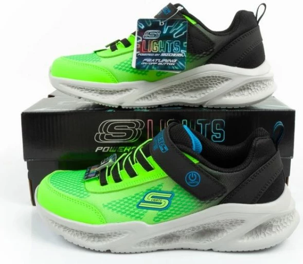 Atlete fëmijë Skechers, të gjelbra