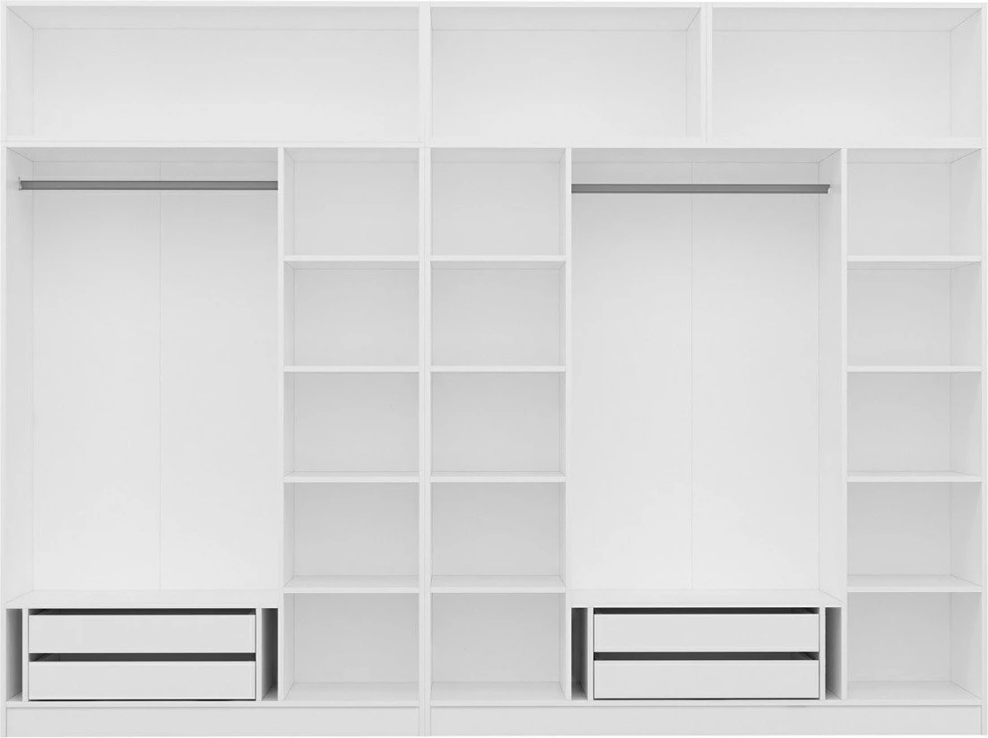 Dollap Skye Decor, ngjyrë e bardhë, 3949