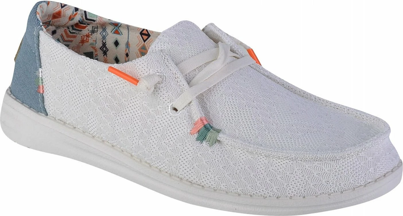 Atlete për femra HEY DUDE Wendy Boho 42 (40054-1KF), të bardha