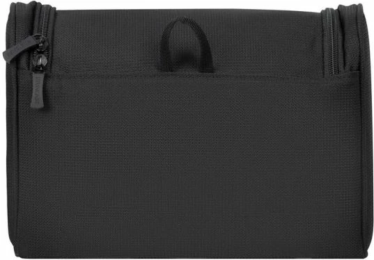 çantë tualeti udhëtimi Rivacase ECO 8407, 4L, RPET, me grep varës, 270x90x190mm, e zezë