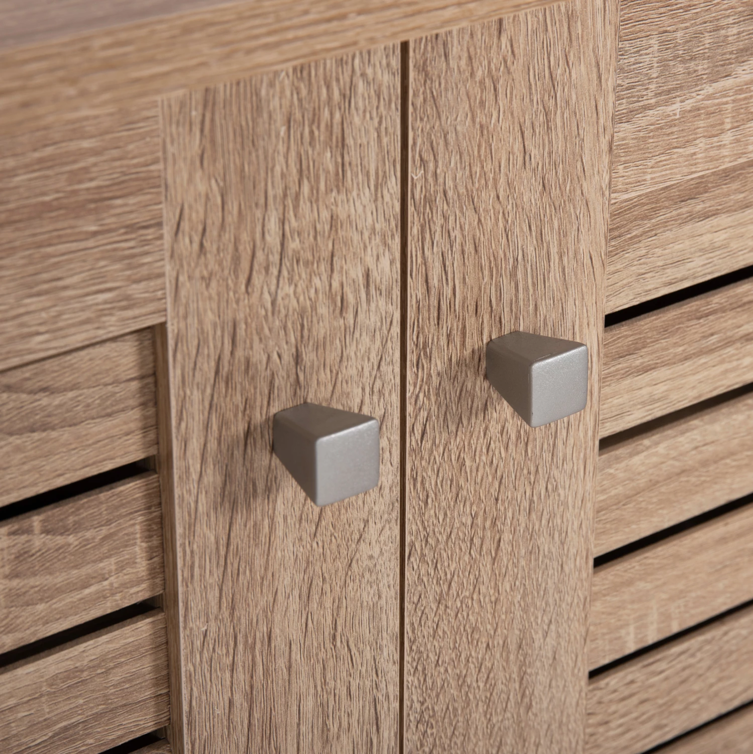 Dollap këpucësh PROLLY FH9609.02 melaminë, ngjyrë sonoma, 3 dyer, 4 rafte, 87x32x88H cm