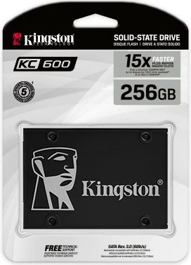 SSD Kingston KC600, 256GB, 2.5", SATA3, i zi