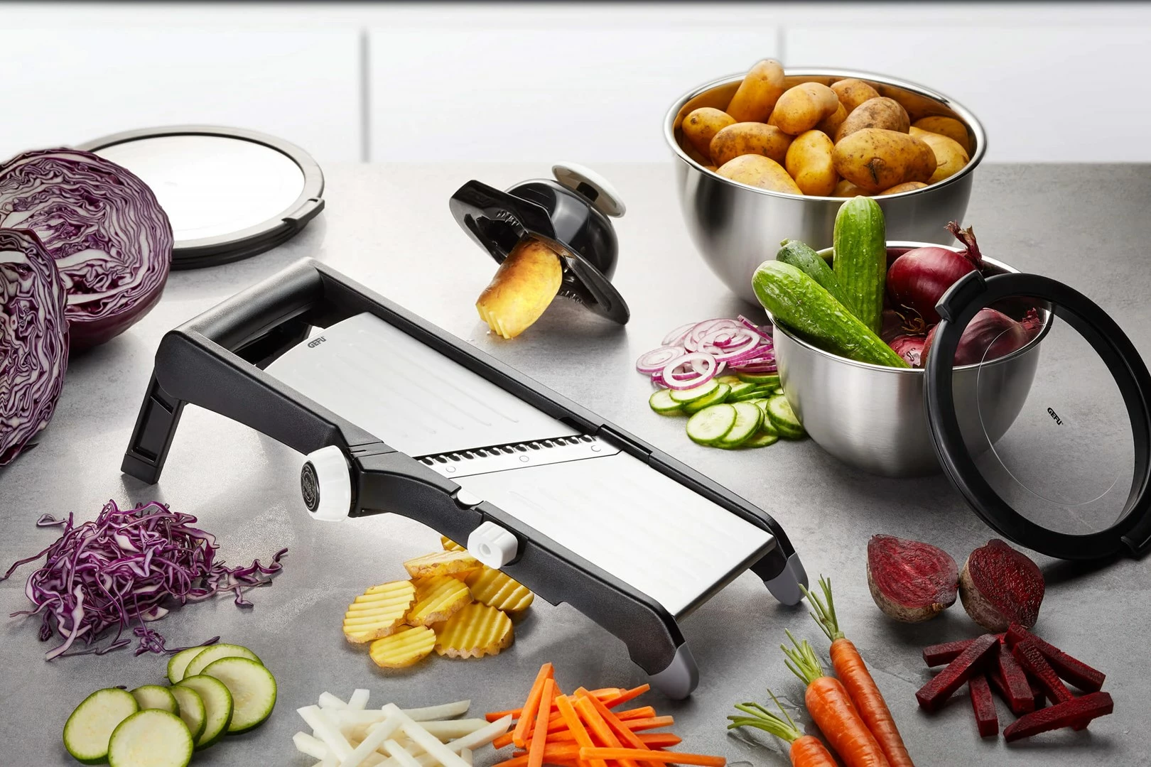 Shredder GEFU VOLARI G-89429, Inox, Zi