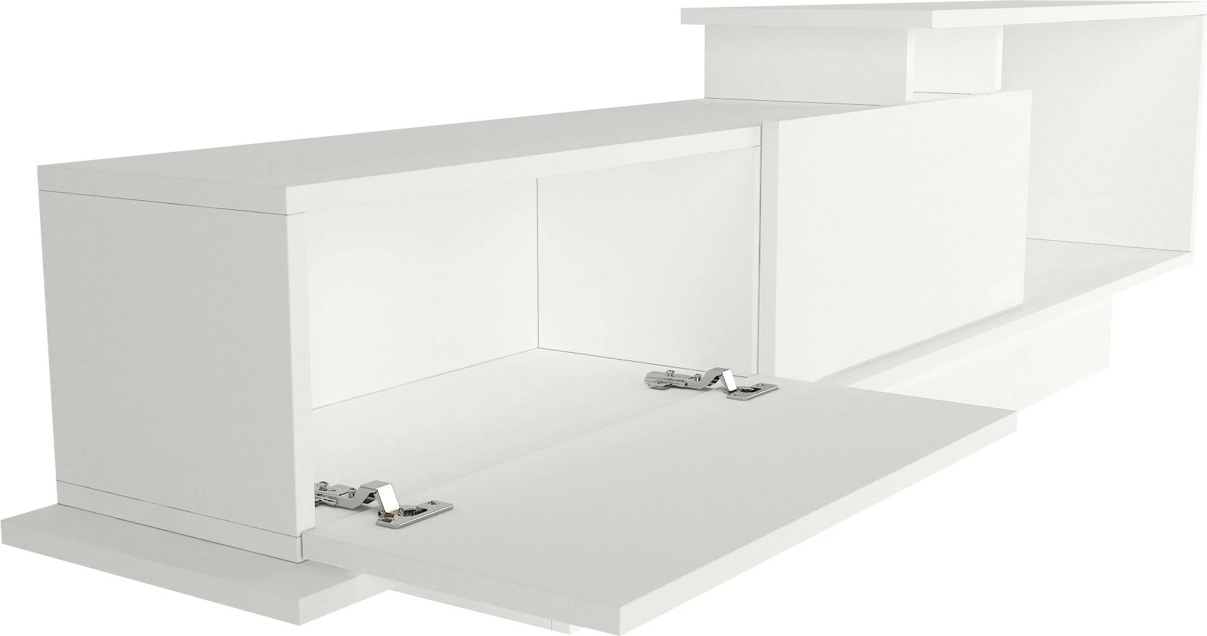 Komodë TV Hanah Home, Asos, e bardhë