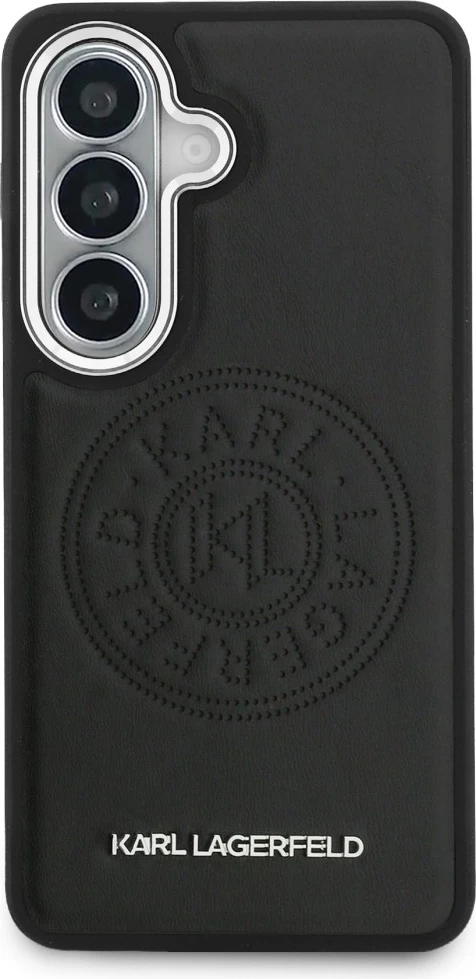 Mbështjellës Karl Lagerfeld Perforated KL MagSafe për Samsung Galaxy S26+, i zi