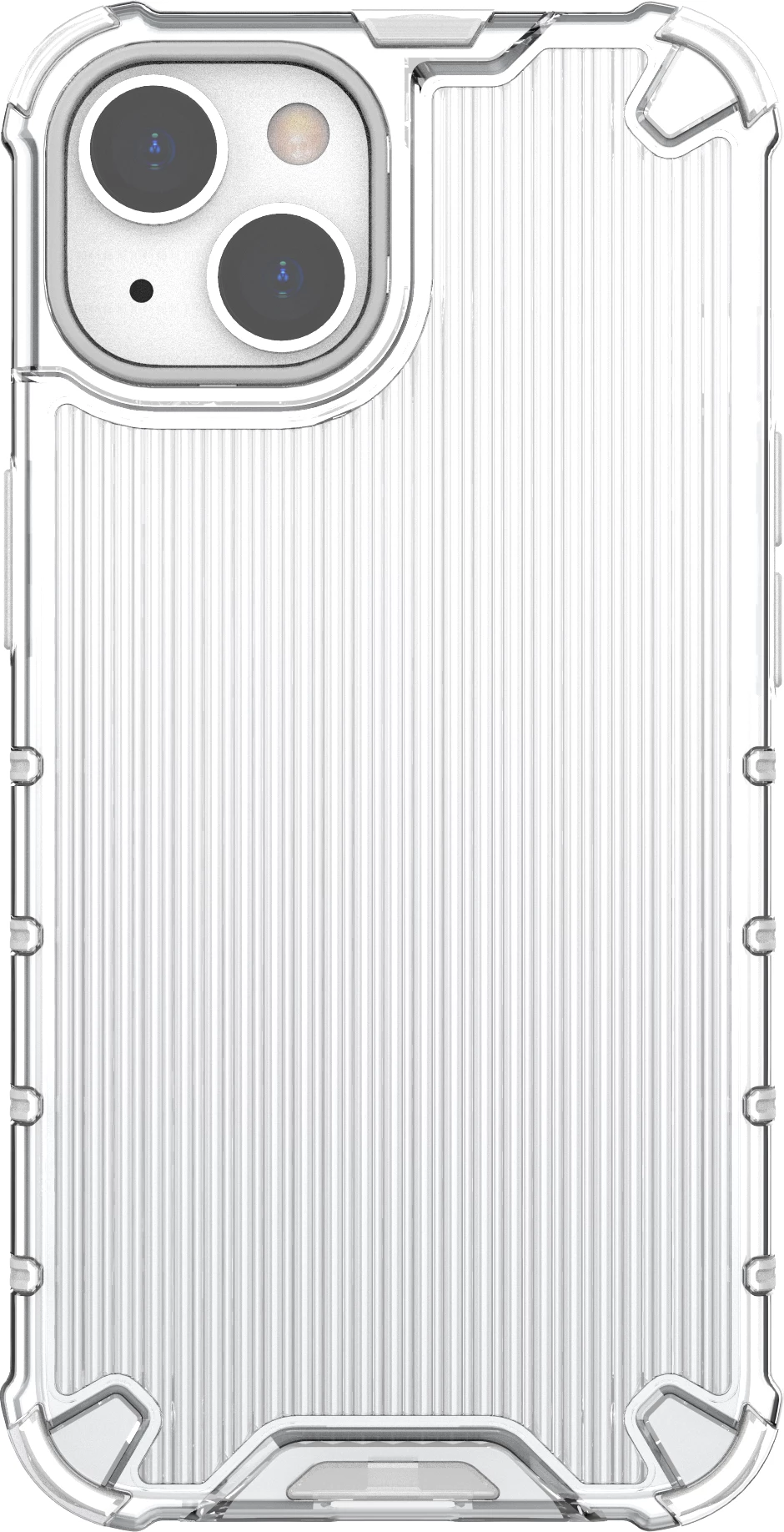 Mbështjellës Hurtel Ombre Protect Case për iPhone 14, rozë-kaltër