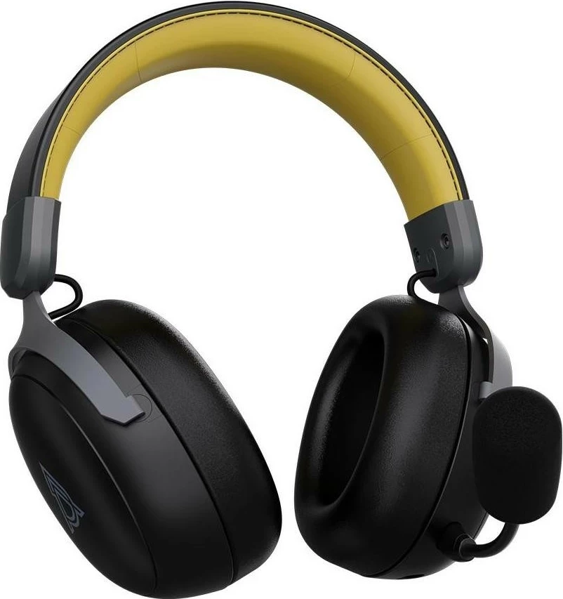 Kufje gaming Ajazz AHM08 MAX, 3‑Mode (Bluetooth/2.4G/3.5mm), mic i heqshëm, të zeza