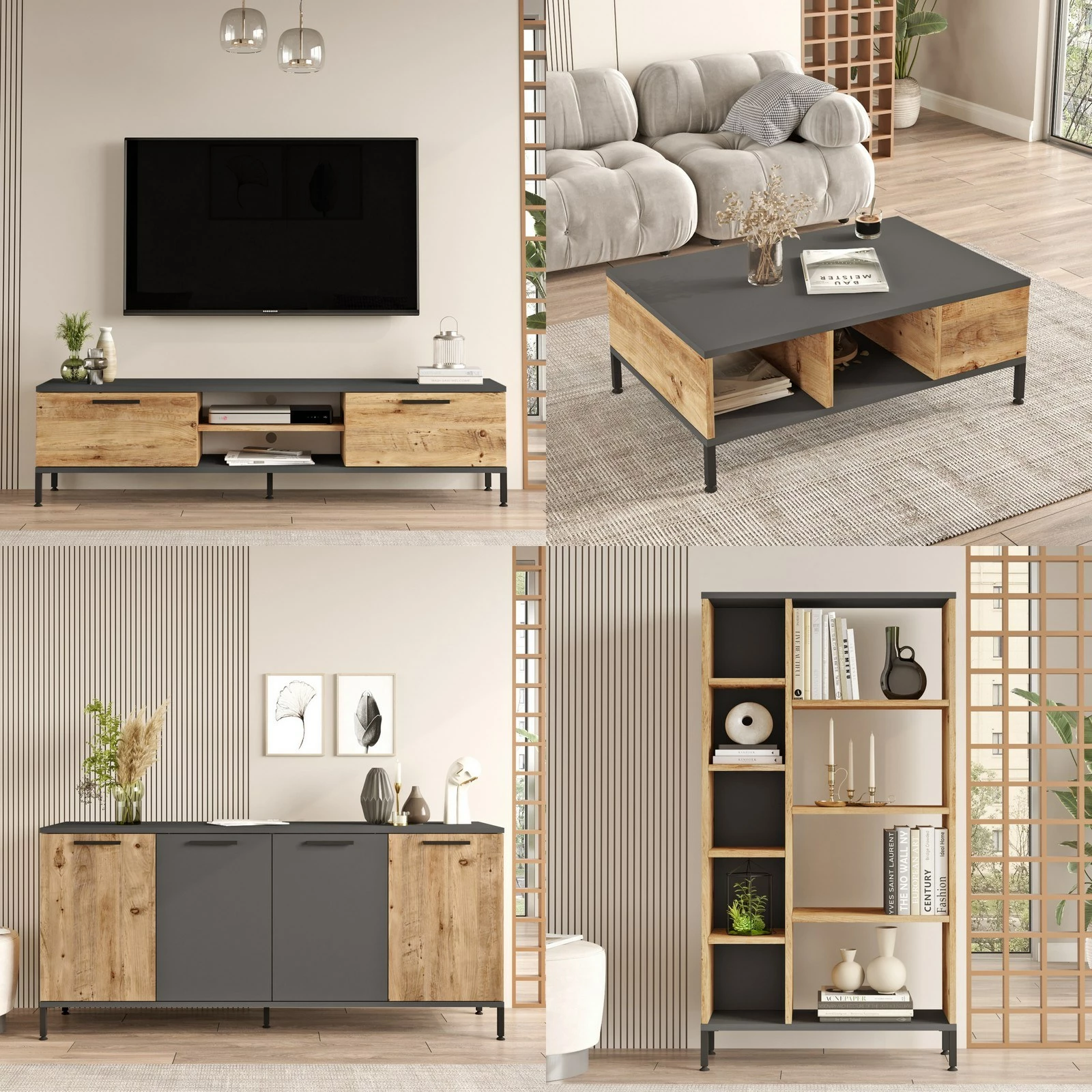 Set mobiljesh për dhomë dite, Hanah Home, Rl6-Aa