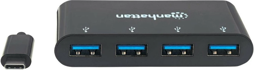 USB hub MANHATTAN 4 porta USB 3.1, Typ-C, i zi