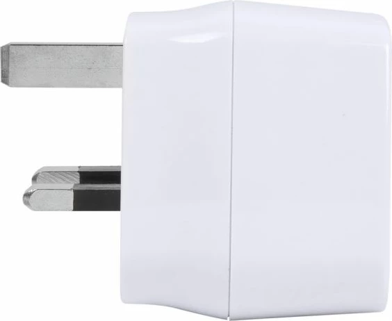 Adapter udhëtimi RIVACASE PS4401 EU në UK, 13A, 3250W, i bardhë