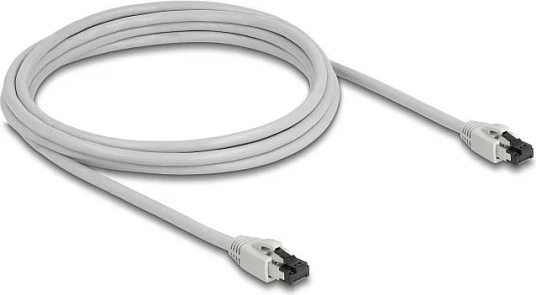 Kabllo rrjeti DeLOCK 80561 Cat8.1, 3 m, S/FTP, 40 Gbps, gri