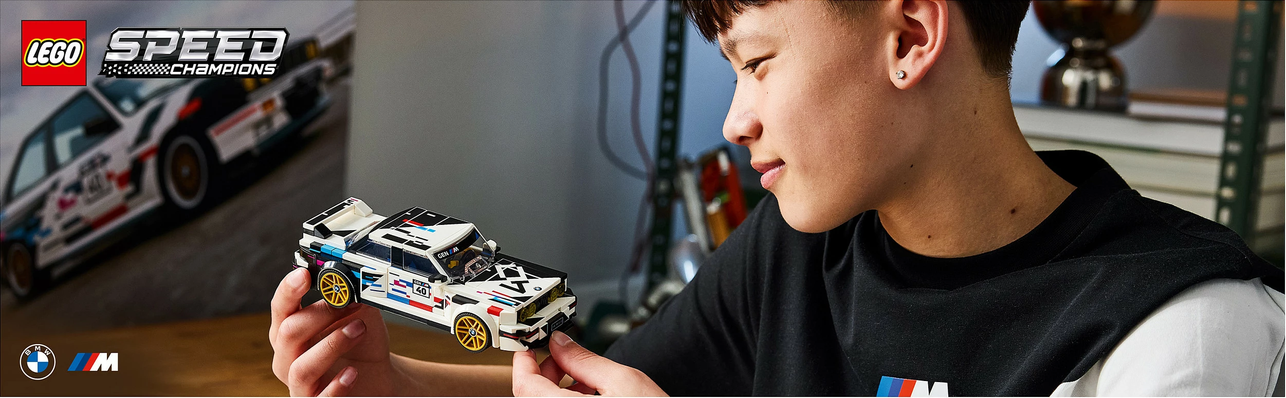 Set LEGO Speed Champions BMW M3 (E30) 77263, 358 copë, 9+, bardhë