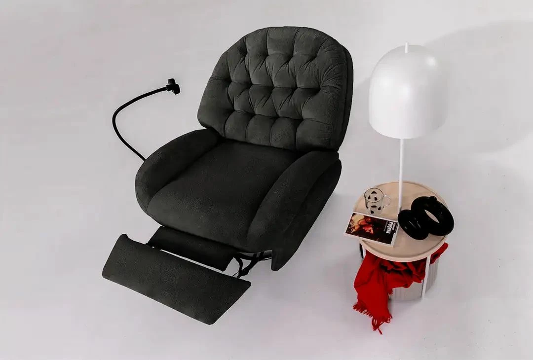 Karrige relaksuese elektrike Dream, ngjyrë e zezë, Atelier del Sofa