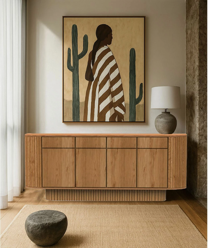 Bufe Foresta, ngjyrë natyrale, 190x42x80