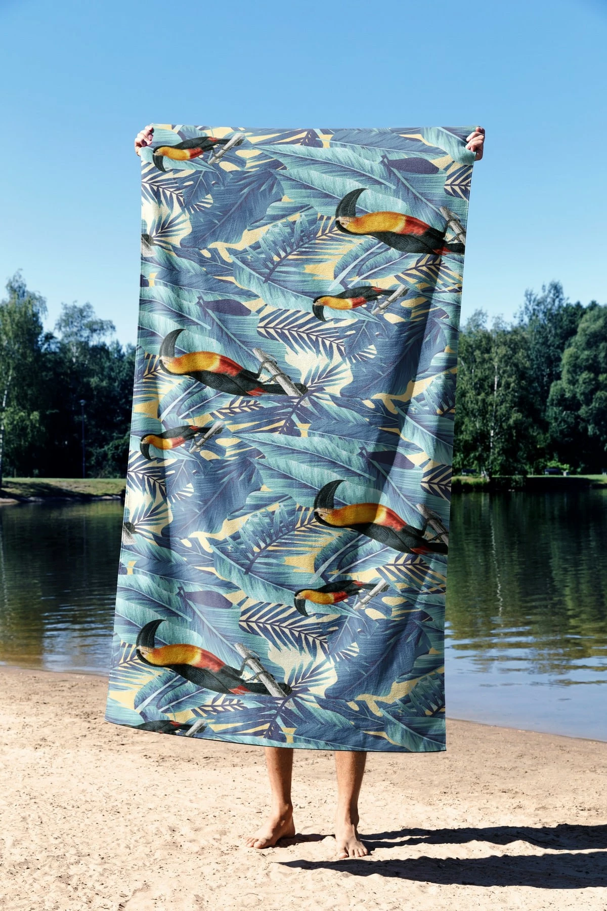 Peshqir plazhi Mijolnir, Tropic, 70x130cm