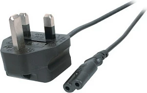 Kabllo rryme EFB Elektronik BS1363A (UK) - C7 180, 3 m, e zezë