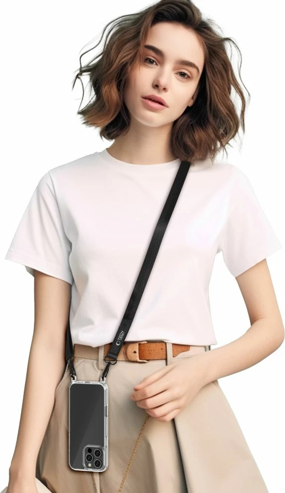 Litar për qafë dhe dorë për celular Tech-Protect C6S, i zi, set