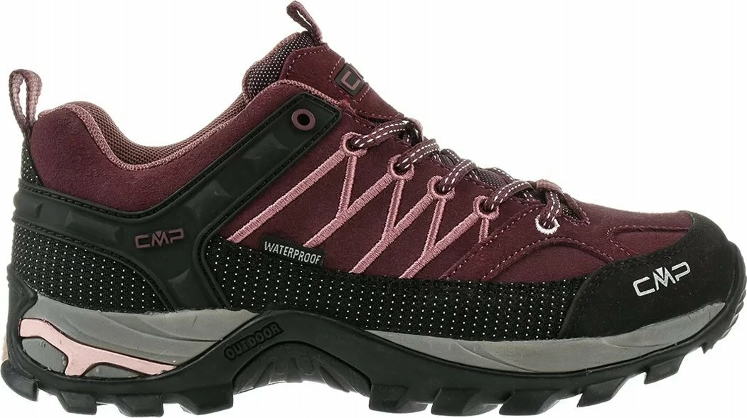 Këpucë trekking për femra CMP Rigel Low WP 3Q13246-H910, nr. 36, bordo