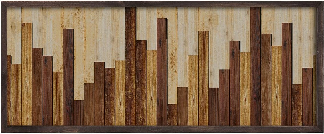 Pikturë dekorative me kornizë druri, MDF, Wallity, shumëngjyrëshe, 33x70cm