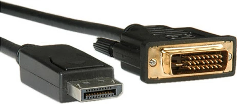 Kabllo ROLINE DisplayPort në DVI-D, 3 m, 1920x1200@60Hz, e zezë
