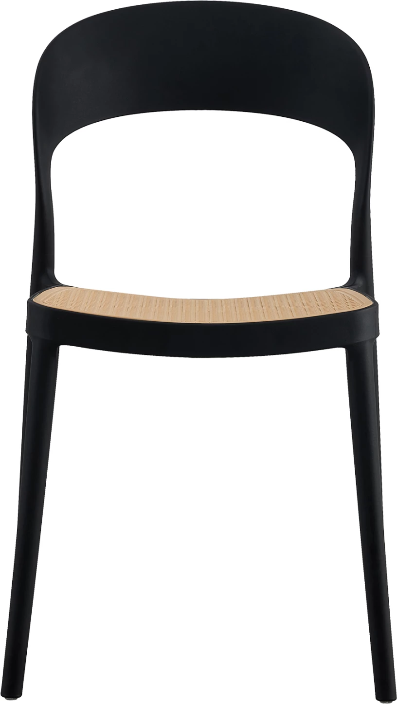 Karrige polipropileni CLEO FH5936.02, e zezë-bezhë, 41x53x81H cm