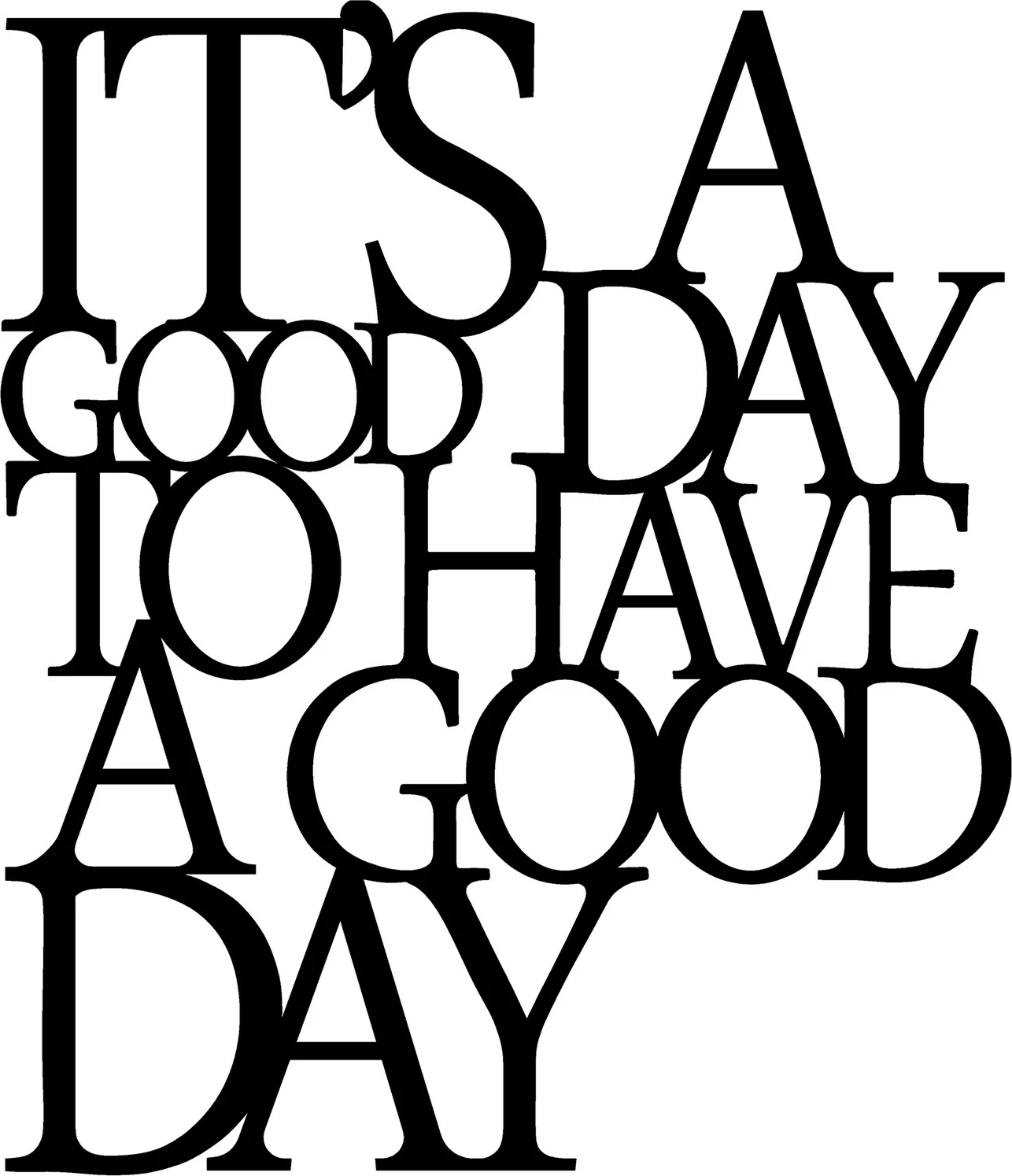 Aksesor dekorativ metalik për mur Wallity, It's A Good - i zi