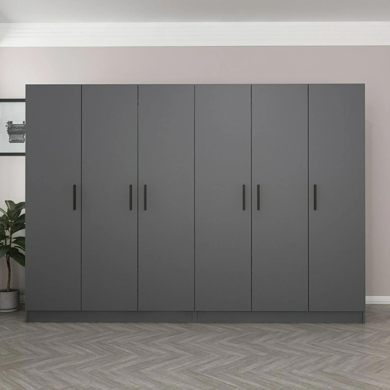 Dollap Skye Decor, anthracite, 4977