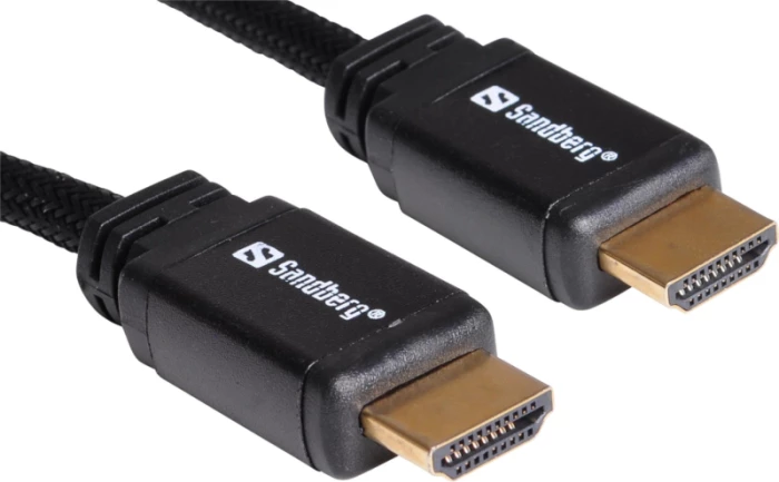 Kabllo HDMI 2.0 Sandberg 509-00, 5 m, e zezë