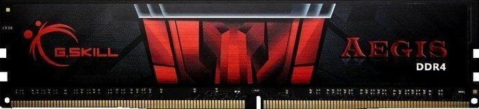 RAM Memorje G.Skill Aegis F4-3000C16S-16GISB 16GB DDR4 3000MHz CL16 UDIMM, e zezë/kuqe