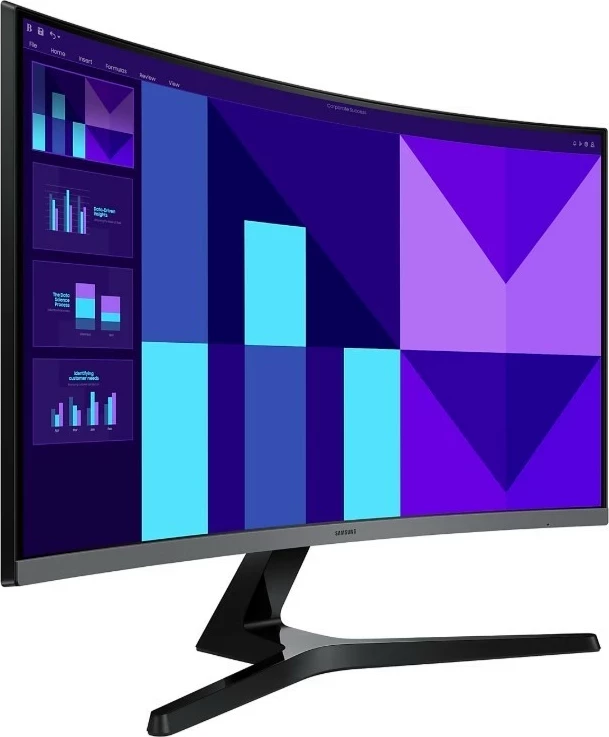 Monitor Samsung LS27D390GAUXEN, 27 inç, Full HD, i lakuar, LED, e zezë