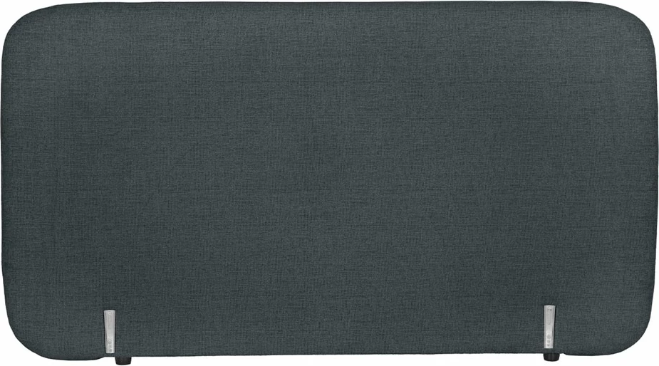 Krevat oval pa hapësirë magazinimi, për dyshek 160x200cm, ngjyrë antracit, 221x209x122