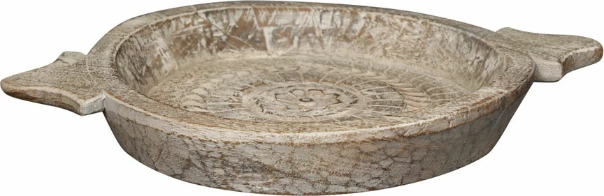 Tabaka dekorative prej druri, ngjyrë kafe, 55x44x8cm