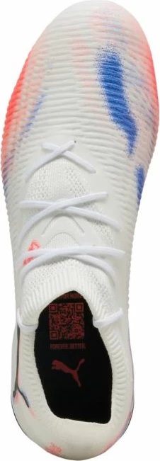 Atlete futbolli Puma për meshkuj, të bardha-portokalli