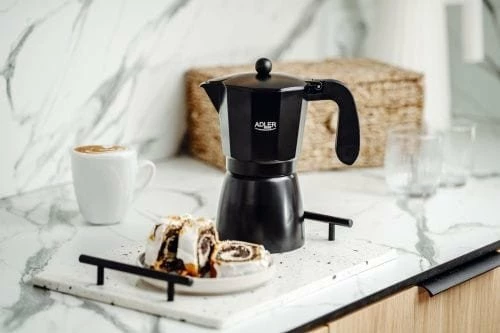 Aparat kafeje moka Adler AD 4429 9 filxhanë 520 ml, i zi
