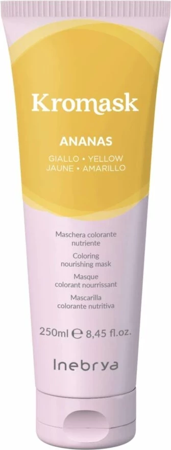 Mask me ngjyrë Inebrya Kromask Ananas, 250 ml