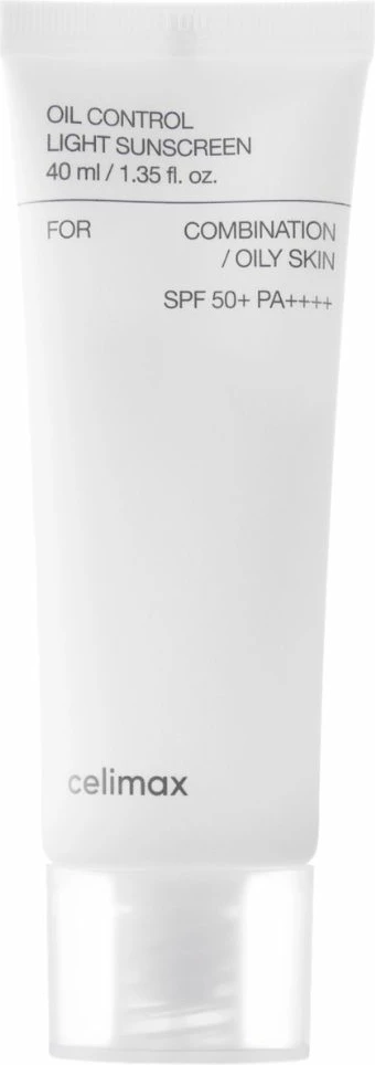 Krem për fytyrë për mbrojtje nga dielli Celimax Oil Control Light Sunscreen Cream SPF50+ PA++++ për femra 40ml
