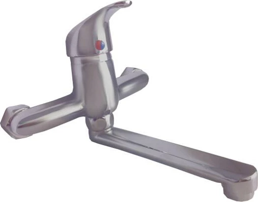 Rubinet lavamani KFA Magnetyt 5510-810-00, montim në mur, një-levë, grykë e lëvizshme, krom