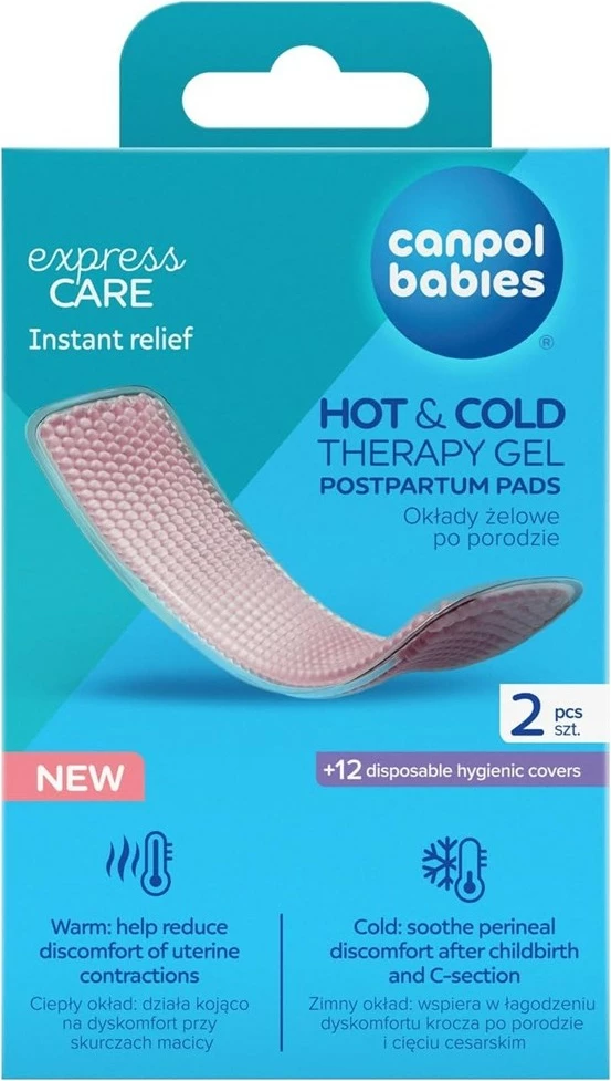 Kompresa xhel për terapi pas lindjes Canpol Babies për gra, 2 copë