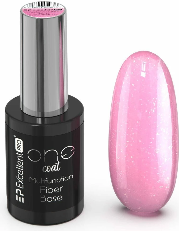 Bazë xheli për thonj për femra Excellent PRO Glow Princess rozë 11g