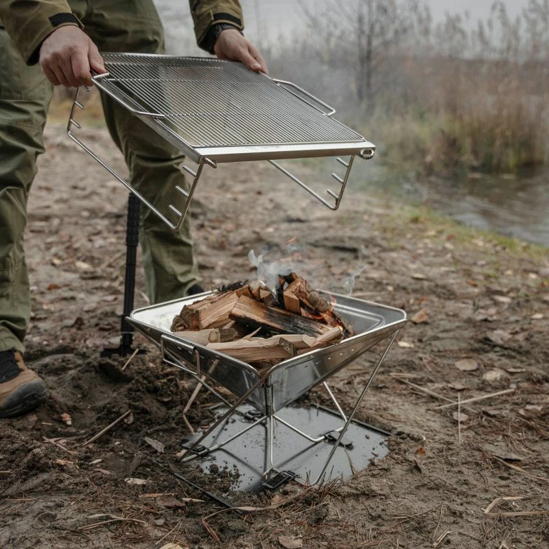 Grill portativ Offlander, gri