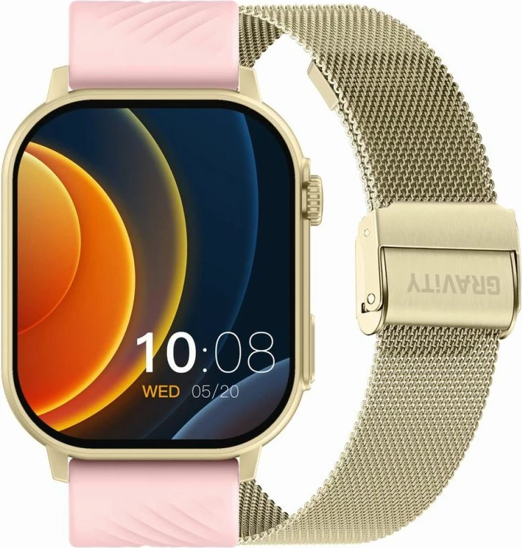 Smartwatch Gravity për femra, rozë
